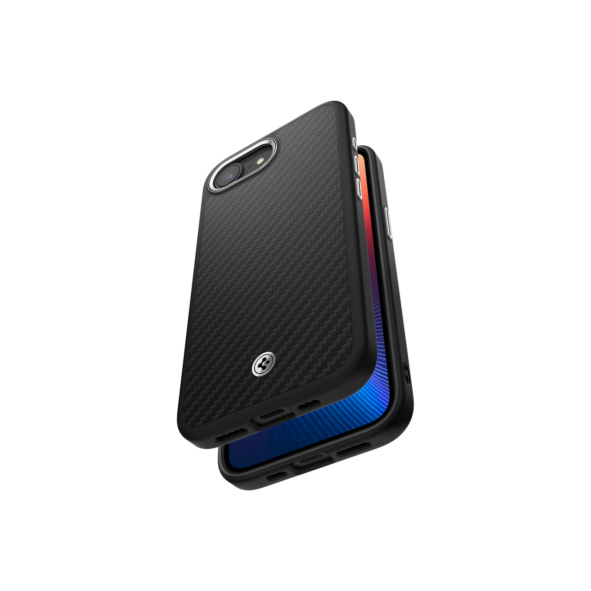 MagSafe kryt pro iPhone 16e Spigen Enzo Aramid - matně černý - iSTYLE CZ