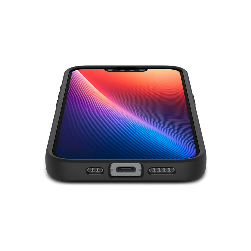 Kryt pro iPhone 16e Spigen Liquid Air - matně černý - iSTYLE CZ