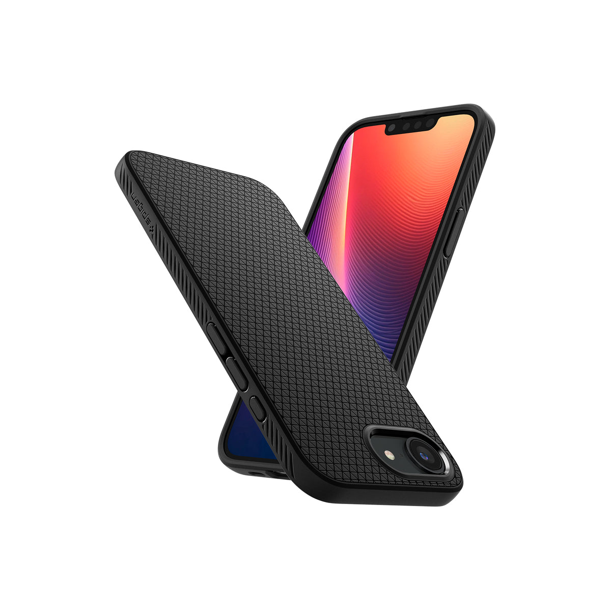 Kryt pro iPhone 16e Spigen Liquid Air - matně černý - iSTYLE CZ