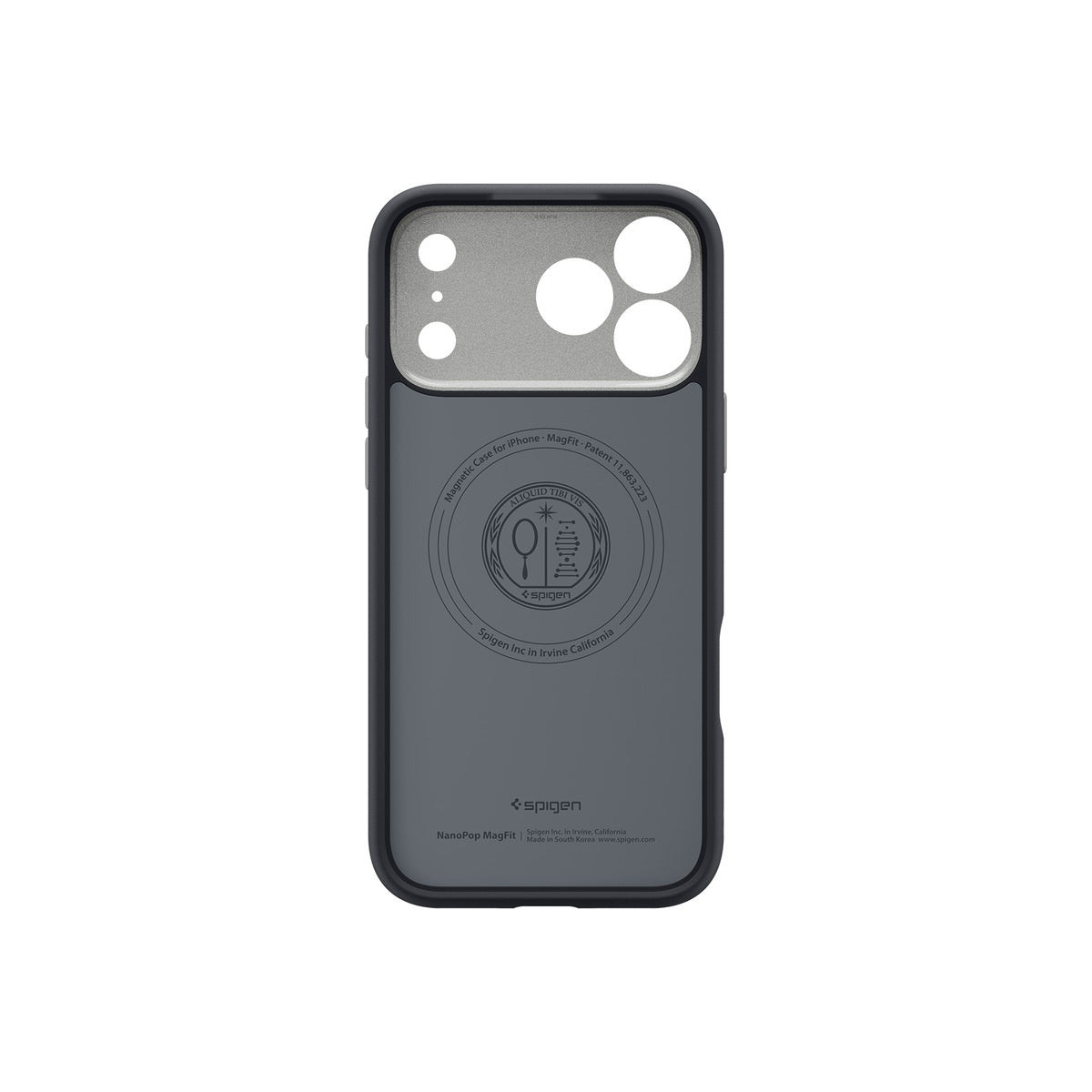 Kryt pro iPhone 17 Pro Spigen Nano Pop MagSafe - černý sezam - iSTYLE CZ