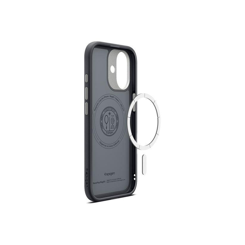 Kryt pro iPhone 17 Spigen Nano Pop MagSafe - černý sezam - iSTYLE CZ