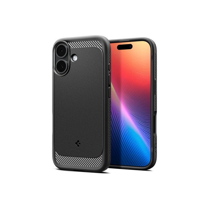 Kryt pro iPhone 17 Spigen Rugged Armor MagSafe - matně černý - iSTYLE CZ