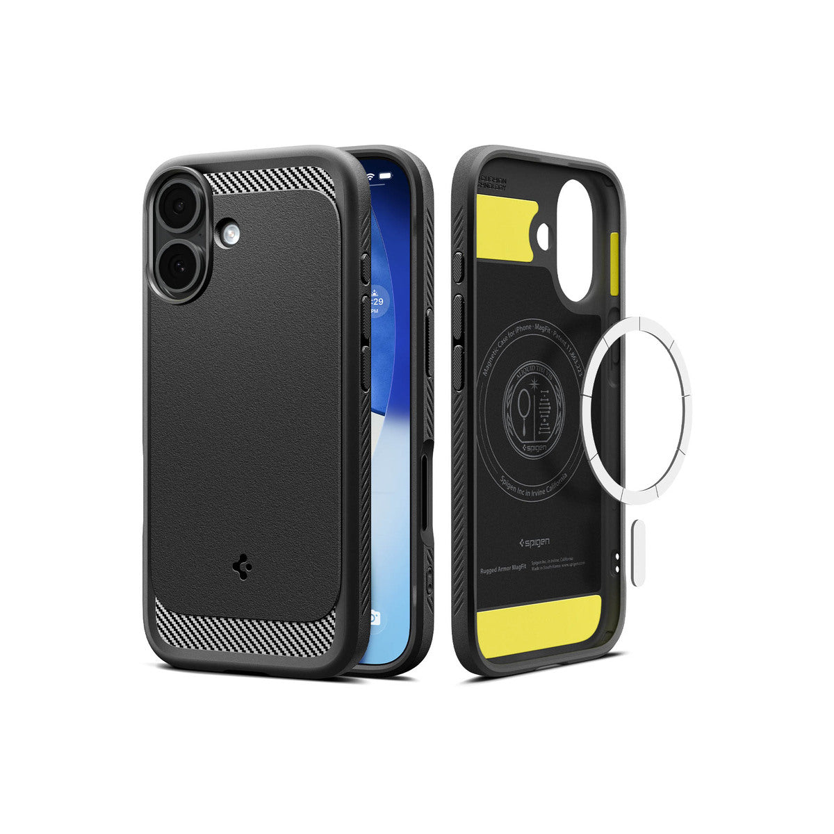 Kryt pro iPhone 17 Spigen Rugged Armor MagSafe - matně černý - iSTYLE CZ