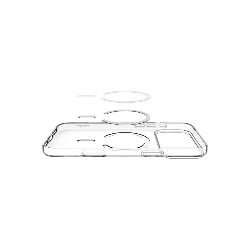 Kryt pro iPhone 17 Pro Spigen Liquid Crystal MagSafe - průhledně bílý - iSTYLE CZ
