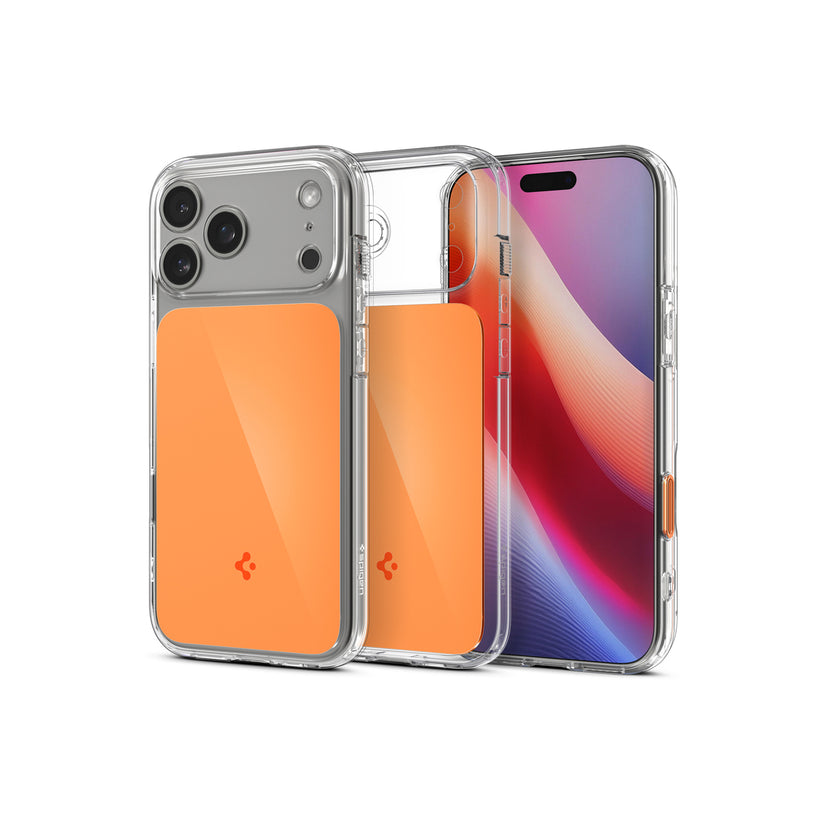 Kryt pro iPhone 17 Pro Max Spigen Ultra Hybrid T MagSafe - lesklý oranžový - iSTYLE CZ