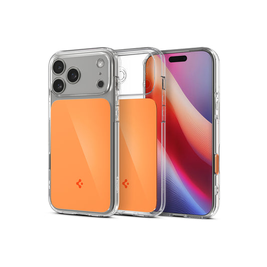 Kryt pro iPhone 17 Pro Spigen Ultra Hybrid T MagSafe - lesklý oranžový - iSTYLE CZ