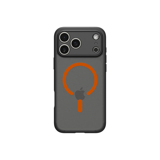 Kryt pro iPhone 17 Pro Spigen Ultra Hybrid MagSafe - černý mráz oranžový - iSTYLE CZ