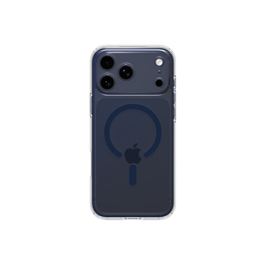 MagSafe kryt pro iPhone 17 Pro Max Spigen Ultra Hybrid - průhledný/modrý - iSTYLE.cz