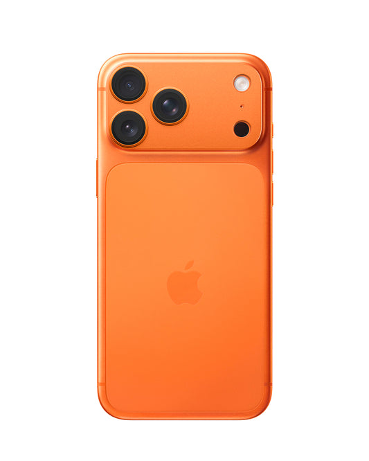 Sklo na fotoaparát pro iPhone 17 Pro Max Spigen Glass tR EZ Fit Optik Pro XL - oranžové