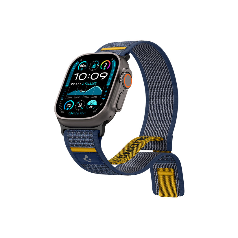 Řemínek pro Apple Watch 44mm/45mm/46mm/49mm Spigen Athlex Air Active Band - modrý - iSTYLE CZ