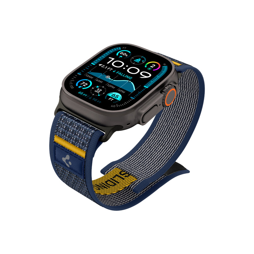 Řemínek pro Apple Watch 44mm/45mm/46mm/49mm Spigen Athlex Air Active Band - modrý - iSTYLE CZ