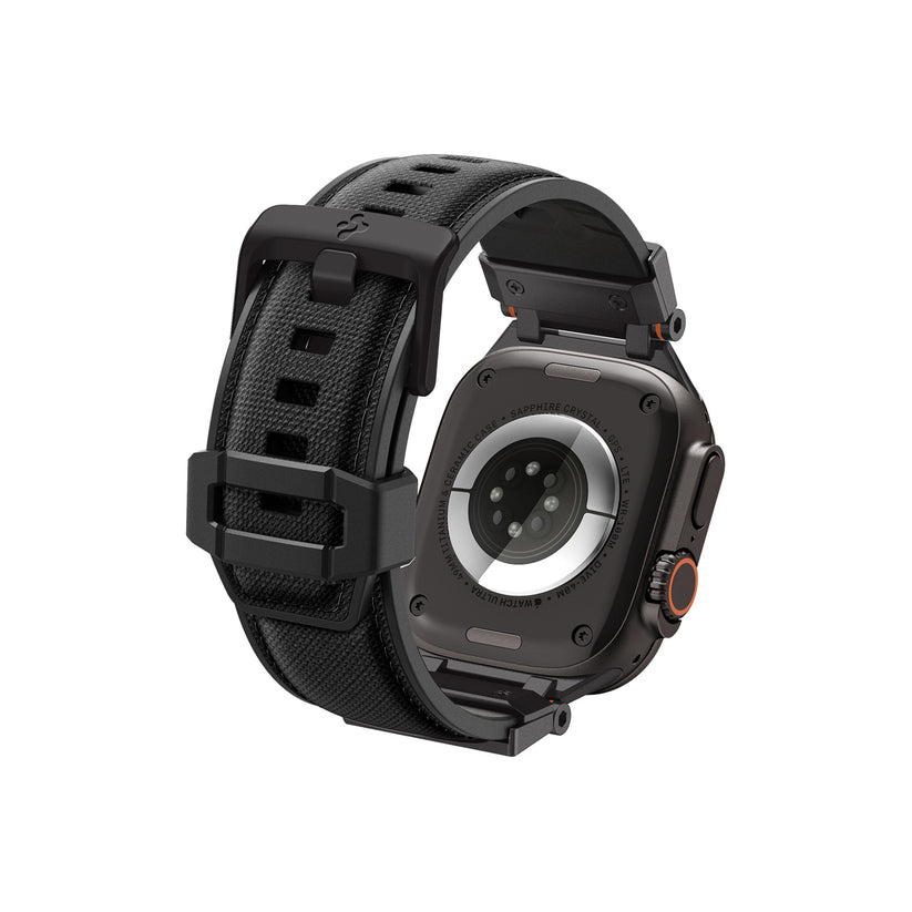 Řemínek pro Apple Watch 49mm/46mm/45mm/44mm Spigen DuraPro Armor - černý - iSTYLE CZ