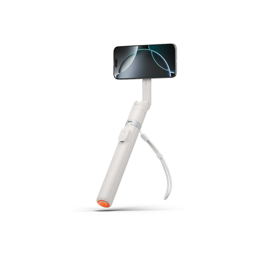 Stativ Spigen Selfie Stick MagSafe+ Tripod - světlý - iSTYLE CZ
