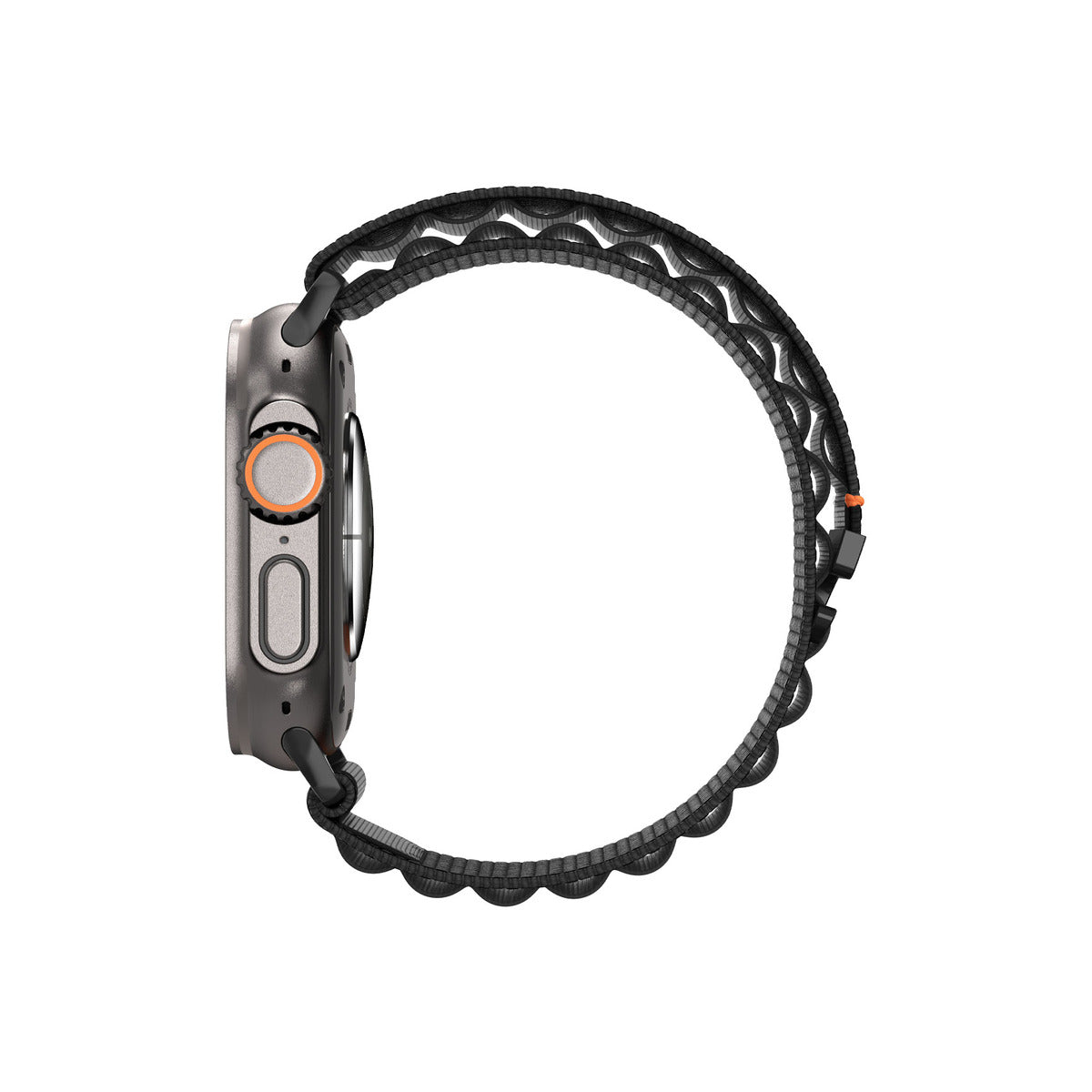 Řemínek pro Apple Watch 49mm/46mm/45mm/44mm Spigen Fabric Band - černý