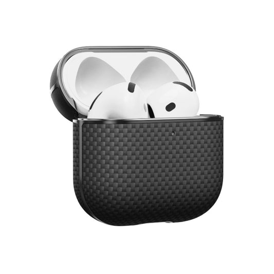 Kryt pro AirPods 4 Pitaka Aramid Fiber Magnetic Case - bronzový