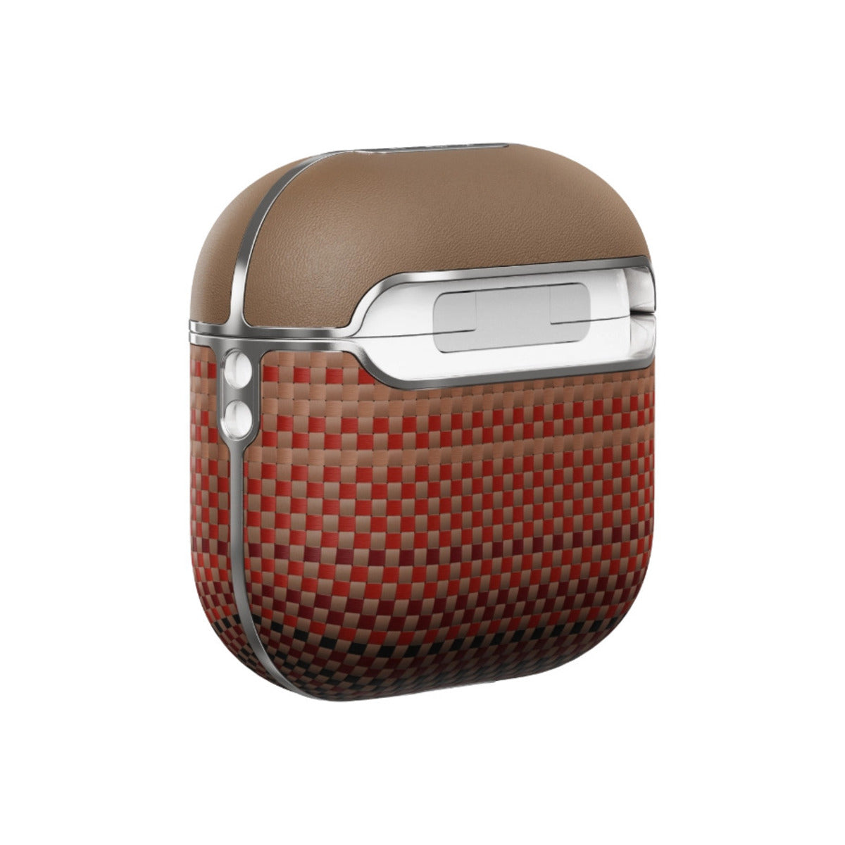 Kryt pro AirPods 4 Pitaka Aramid Fiber Magnetic Case - bronzový