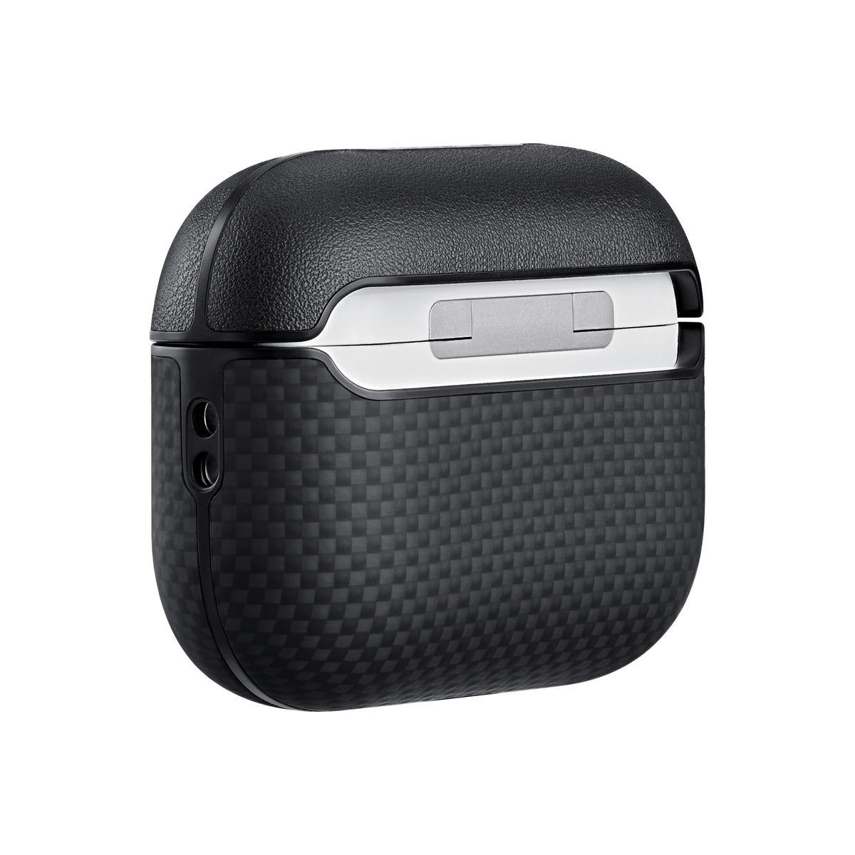 Pouzdro pro AirPods Pro 3 Pitaka Aramid Fiber Magnetic Case - černé