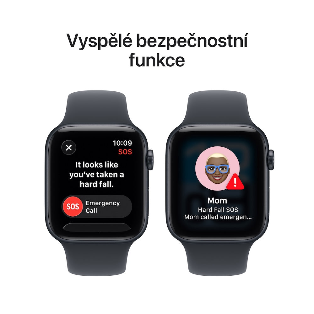 Apple Watch SE 3 GPS + Cellular 40mm temně inkoustové hliníkové pouzdro s temně inkoustovým sportovním řemínkem - S/M - iSTYLE CZ