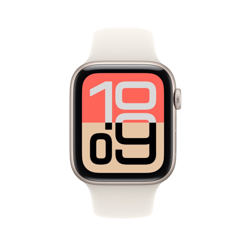 Apple Watch SE 3 GPS + Cellular 40mm hvězdně bílé hliníkové pouzdro s hvězdně bílým sportovním řemínkem - S/M - iSTYLE CZ