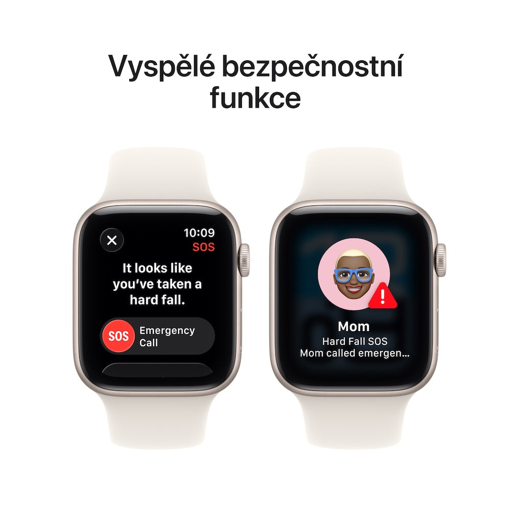 Apple Watch SE 3 GPS + Cellular 44mm hvězdně bílé hliníkové pouzdro s hvězdně bílým sportovním řemínkem - M/L - iSTYLE CZ