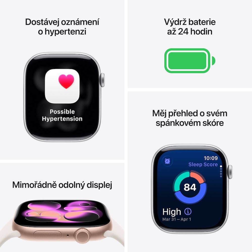 Apple Watch Series 11 GPS + Cellular 46mm přírodně titanové pouzdro s přírodně ocelovým milánským tahem - S/M - iSTYLE CZ