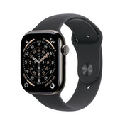 Apple Watch Series 11 GPS + Cellular 42mm břidlicově šedé titanové pouzdro s černým sportovním řemínkem - S/M - iSTYLE CZ