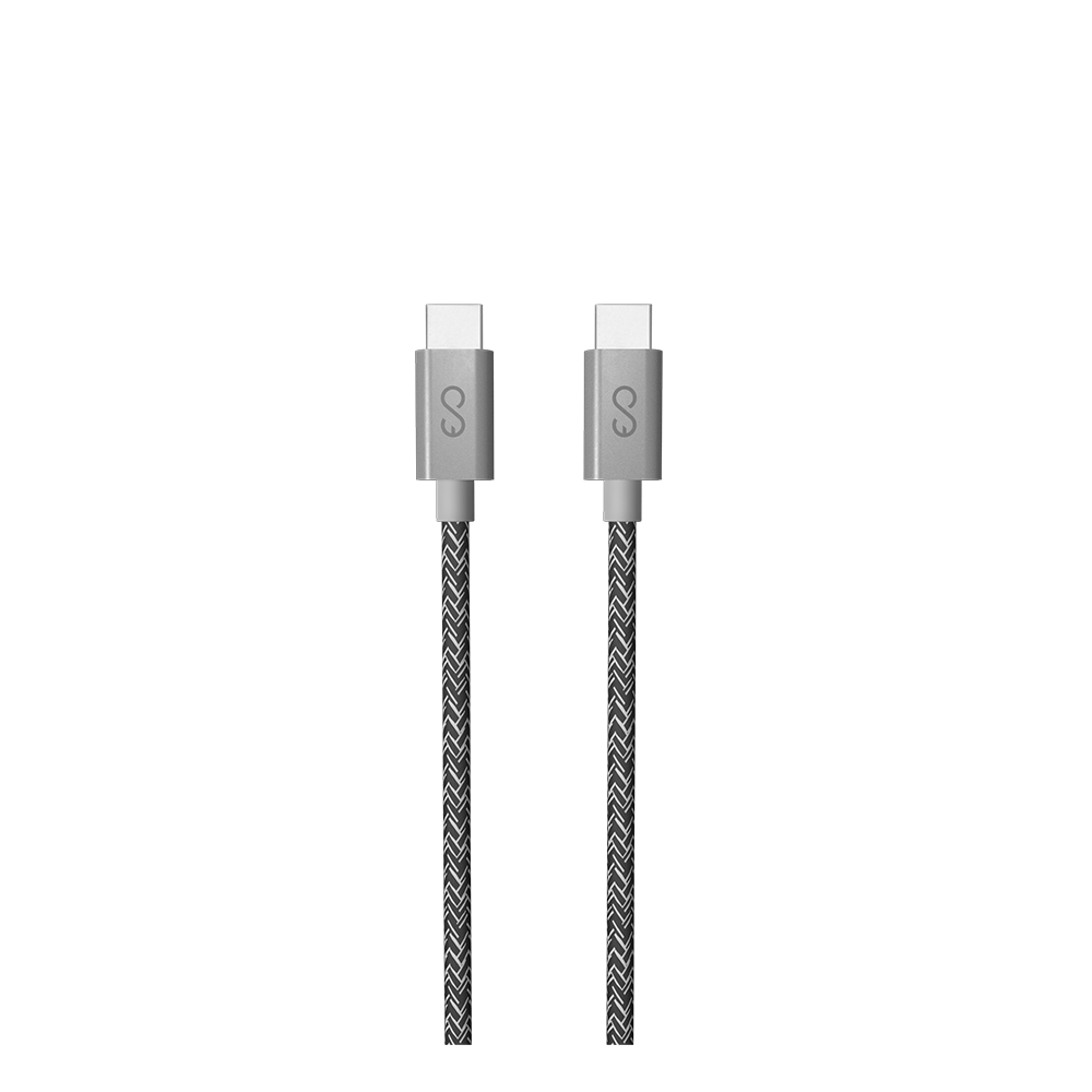Odolný 1,8m USB-C kabel Epico s výkonem 60 W - vesmírně šedý - iSTYLE CZ