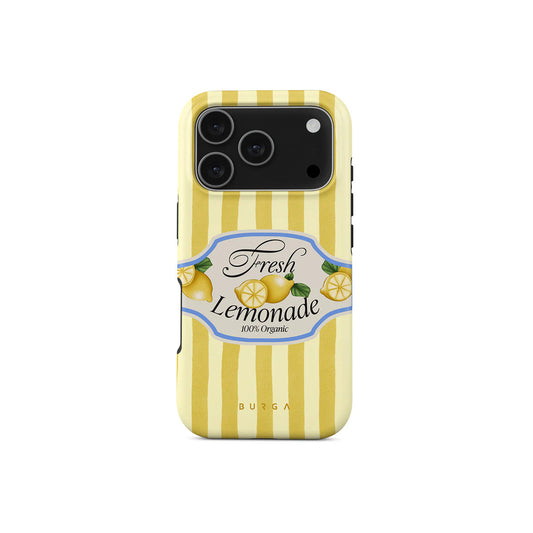 Kryt pro iPhone 17 Pro Burga Frizzante Tough MagSafe Case - žluté pruhy - iSTYLE CZ