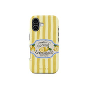 Kryt pro iPhone 17 Burga Frizzante Tough MagSafe Case - žluté pruhy - iSTYLE CZ