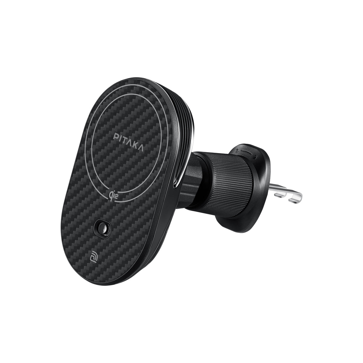 Magnetický držák do auta s bezdrátovým nabíjením Pitaka MagEZ Car Mount Pro 2 Qi2