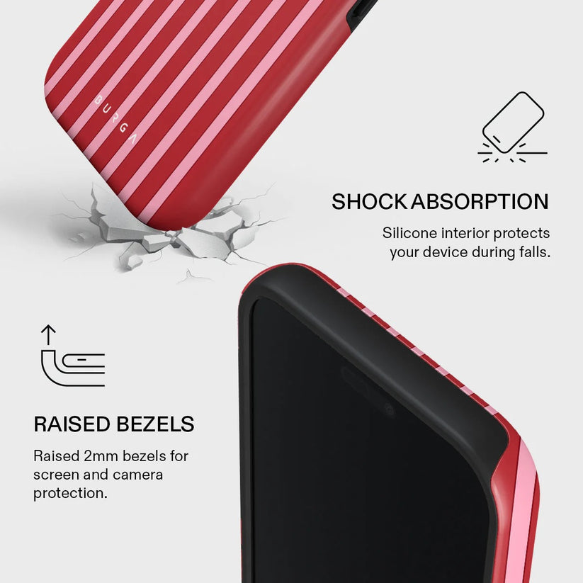 Kryt pro iPhone 17 Pro Burga Strawberry Jam Tough MagSafe Case - jahoda - iSTYLE CZ