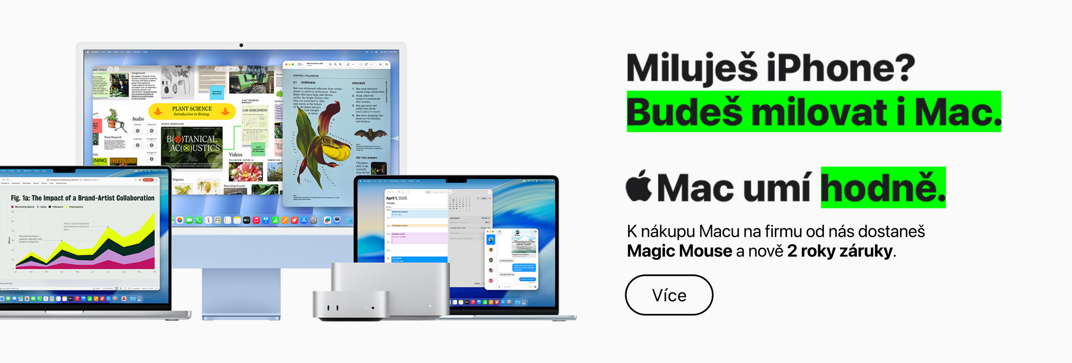 Dárek Apple Magic Mouse a 2 roky záruky pro firmy