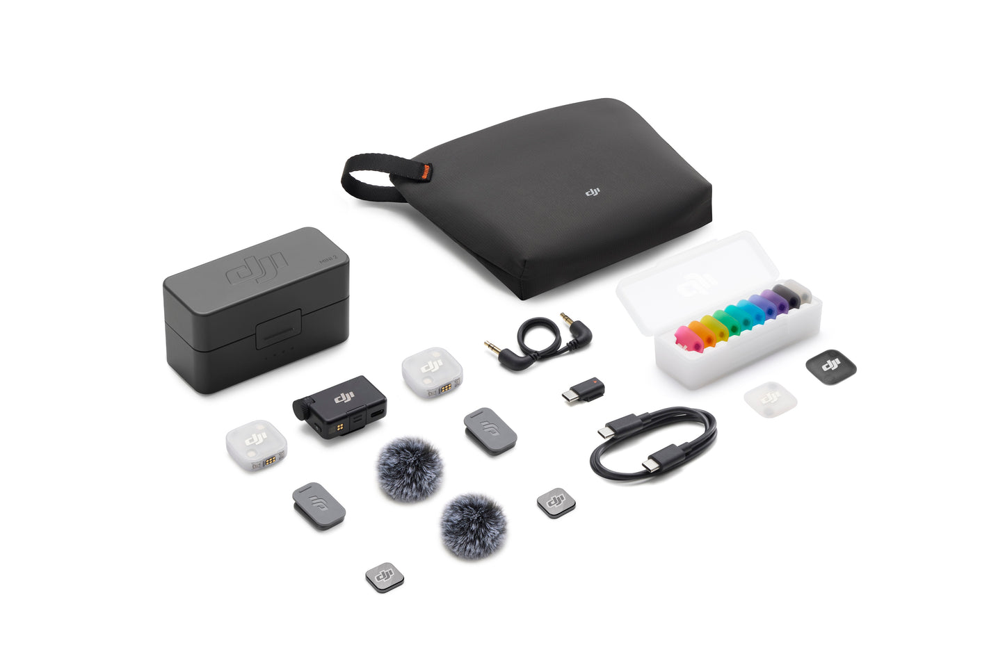 Bezdrátový mikrofon DJI Mic Mini 2 s magnetickými kryty (2 TX + 1 RX + Charging Case)