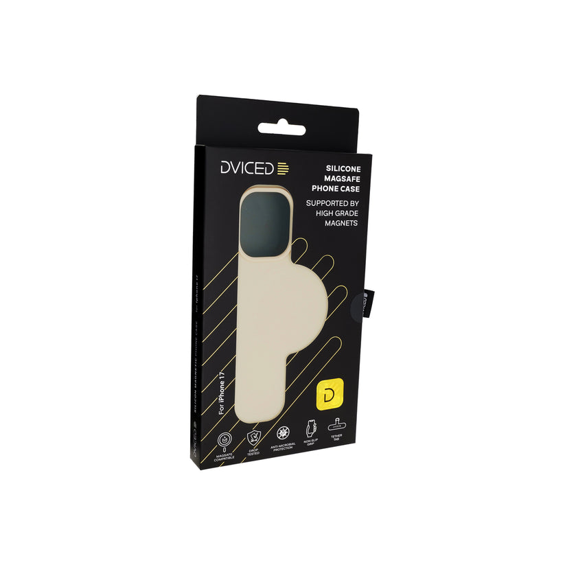 Kryt pro iPhone 17 Dviced Silicone MagSafe Case – béžový - iSTYLE CZ