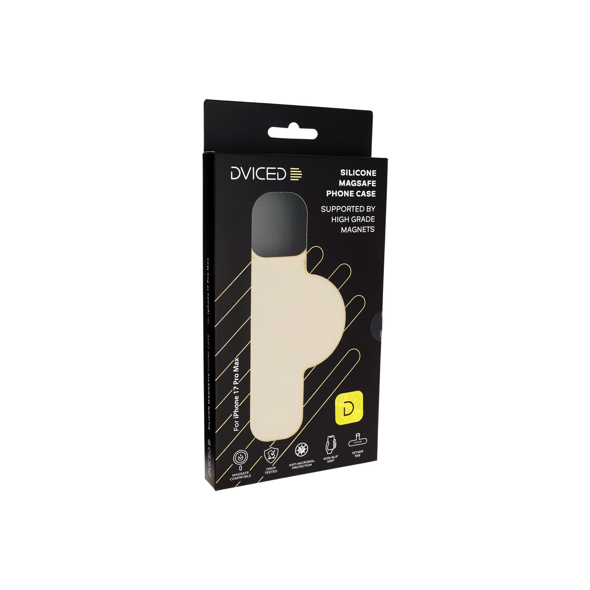 Kryt pro iPhone 17 Pro Max Dviced Silicone MagSafe Case – béžový - iSTYLE CZ