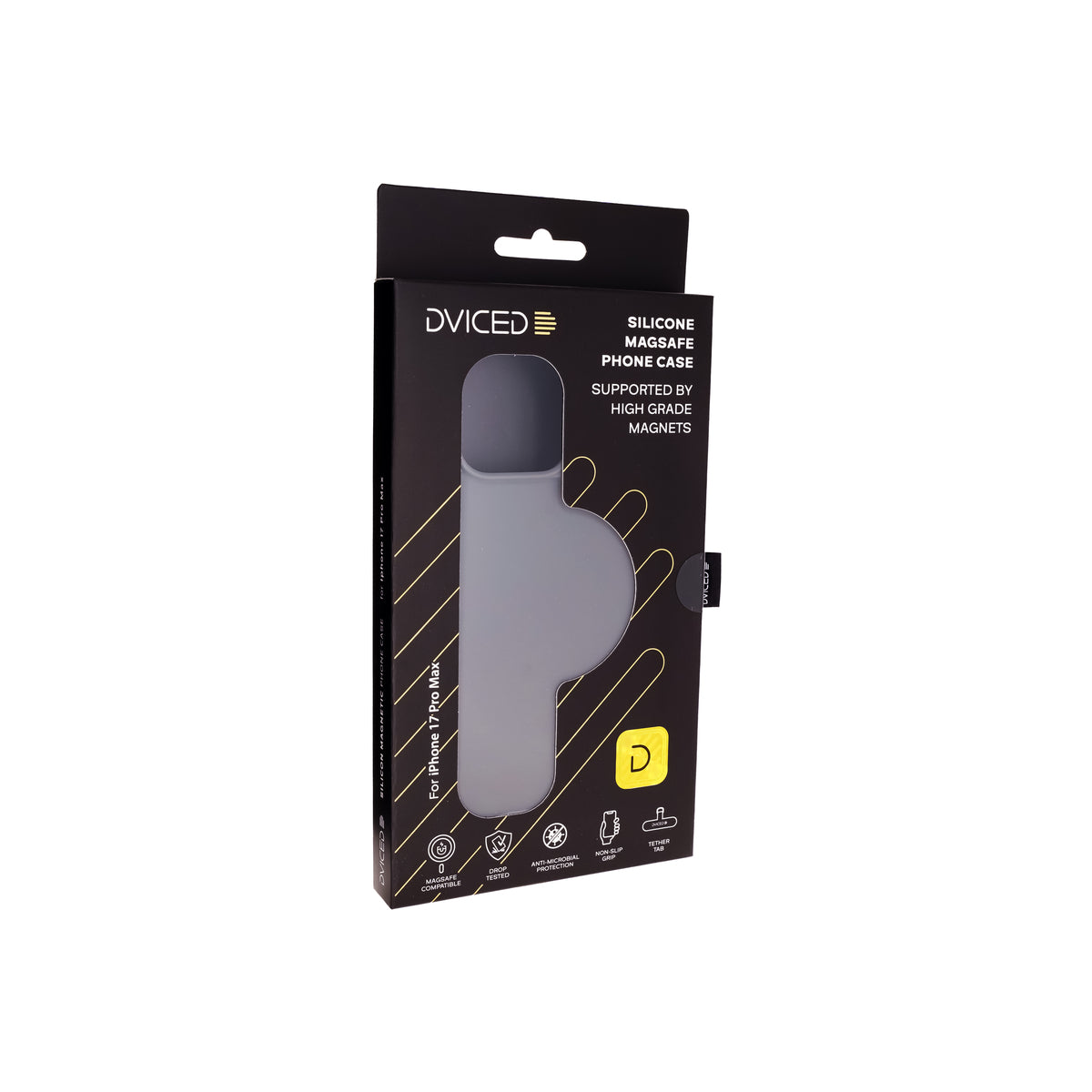 Kryt pro iPhone 17 Pro Max Dviced Silicone MagSafe Case – šedý - iSTYLE CZ