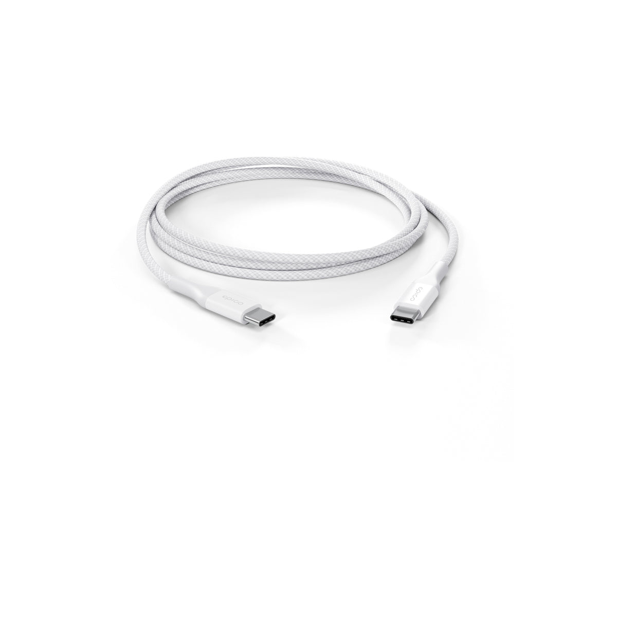 Opletený kabel Epico UltraLink USB-C na USB-C 1.2m EC32 - bílý