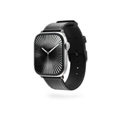 Kožený řemínek pro Apple Watch 42/44/45/49 mm Epico Watch Strap Leather - černý - iSTYLE.cz