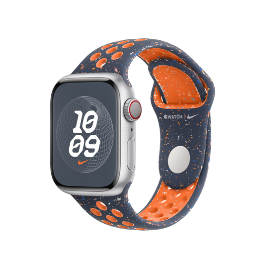 Apple Watch 38/40/41 mm Blue Flame sportovní řemínek Nike – M/L - iSTYLE CZ