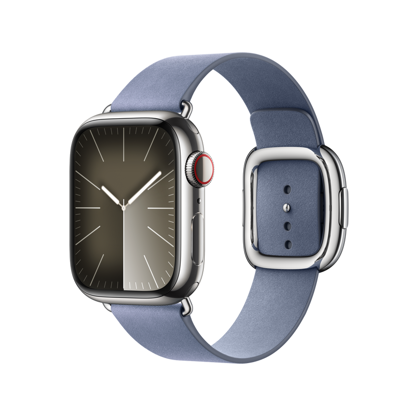 Apple Watch 38/40/41 mm Levandulově modrý řemínek s moderní přezkou – velký - iSTYLE CZ