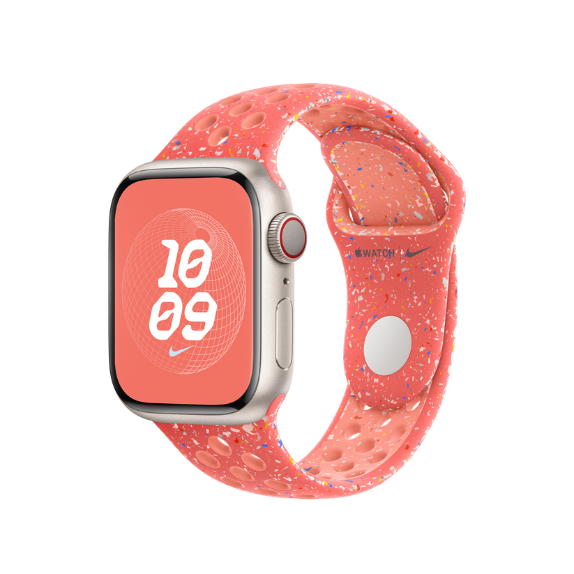 Apple Watch 38/40/41 mm žhavě oranžový sportovní řemínek Nike – S/M - iSTYLE CZ