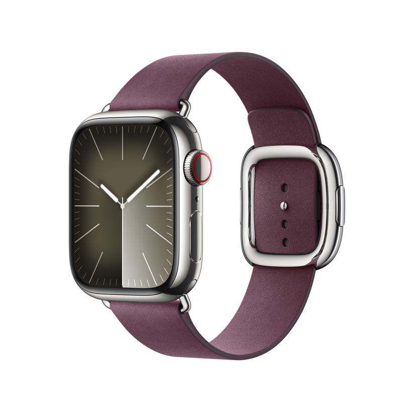 Apple Watch 38/40/41 mm Morušově rudý řemínek s moderní přezkou – velký - iSTYLE CZ
