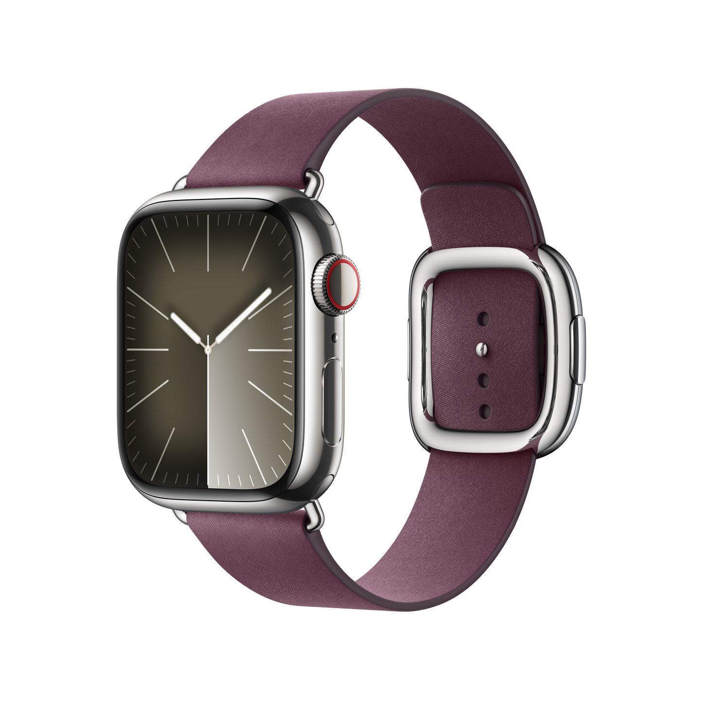 Apple Watch 38/40/41 mm Morušově rudý řemínek s moderní přezkou – střední - iSTYLE CZ