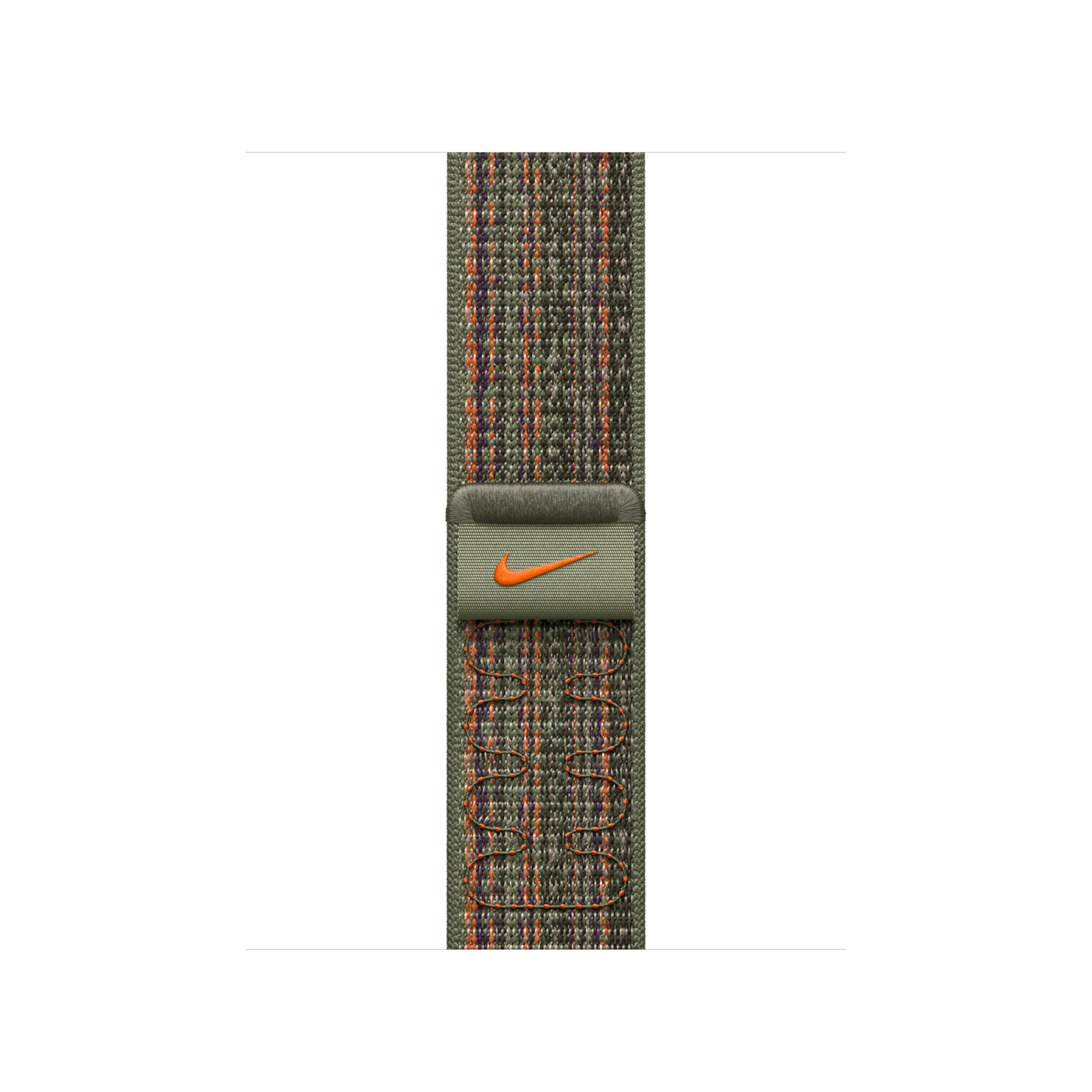 Apple Watch 38/40/41 mm sekvojově zelený / oranžový provlékací sportovní řemínek Nike - iSTYLE CZ