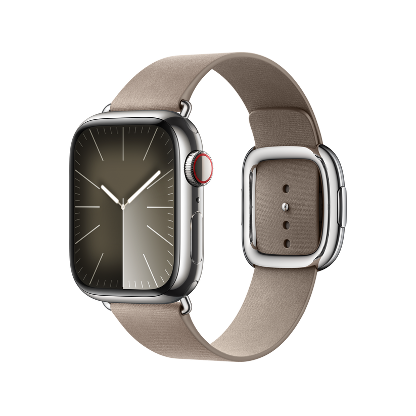 Apple Watch 38/40/41 mm Žlutohnědý řemínek s moderní přezkou – střední - iSTYLE CZ