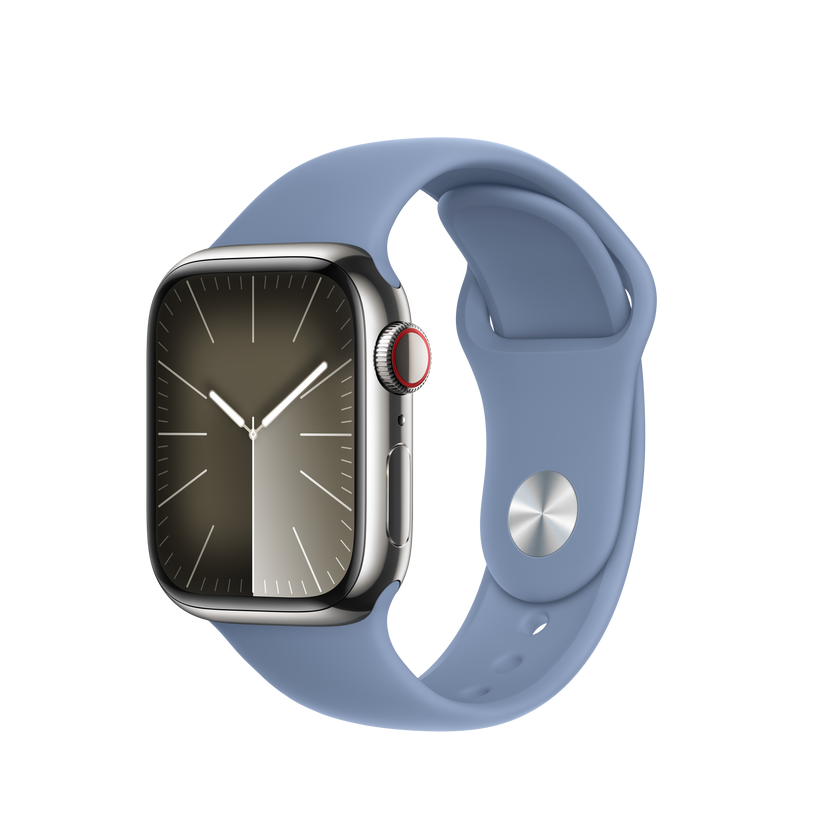 Apple Watch 38/40/41 mm ledově modrý sportovní řemínek – M/L - iSTYLE CZ