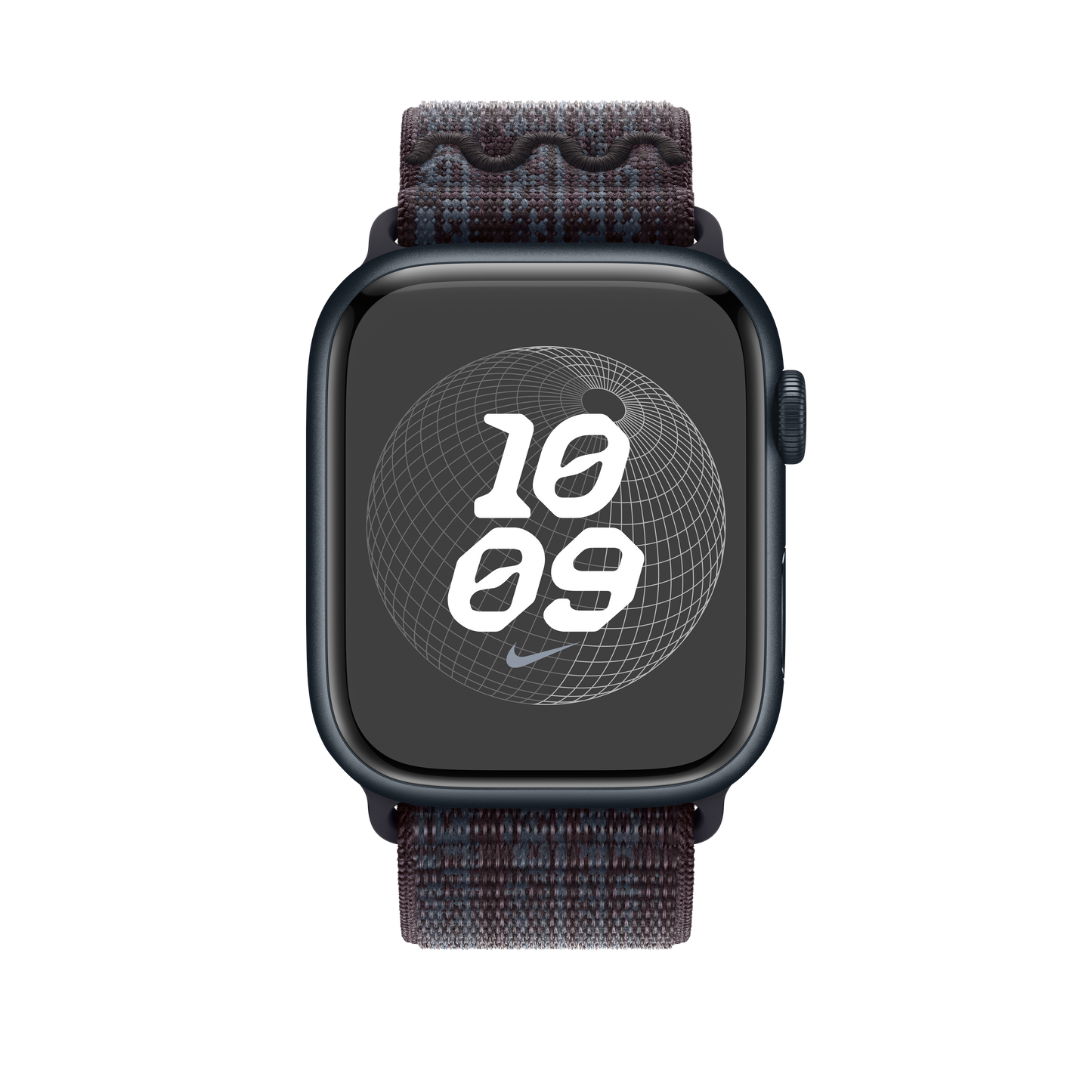 Apple Watch 42/44/45/49 mm černo-modrý provlékací sportovní řemínek Nike - iSTYLE CZ