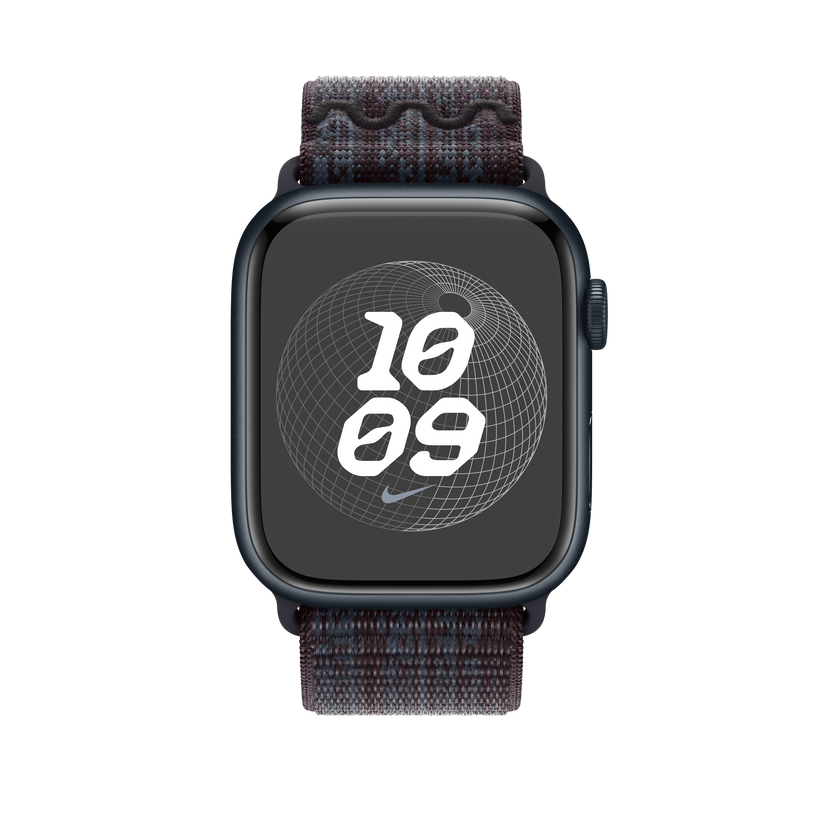 Apple Watch 42/44/45/49 mm černo-modrý provlékací sportovní řemínek Nike - iSTYLE CZ
