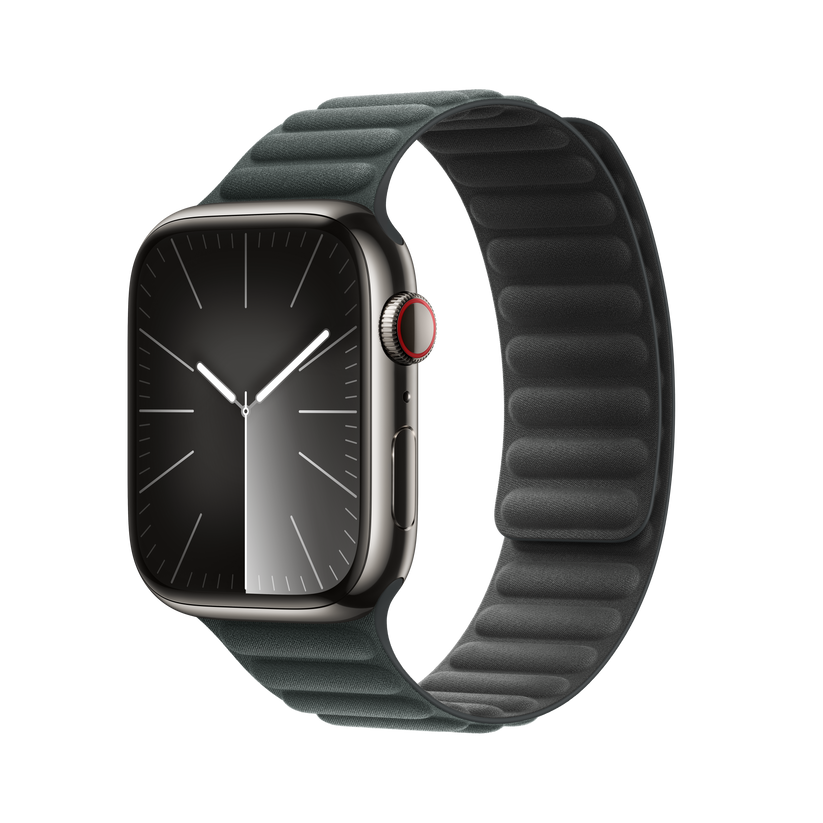 Apple Watch 42/44/45/49 mm listově zelený magnetický tah – M/L - iSTYLE CZ