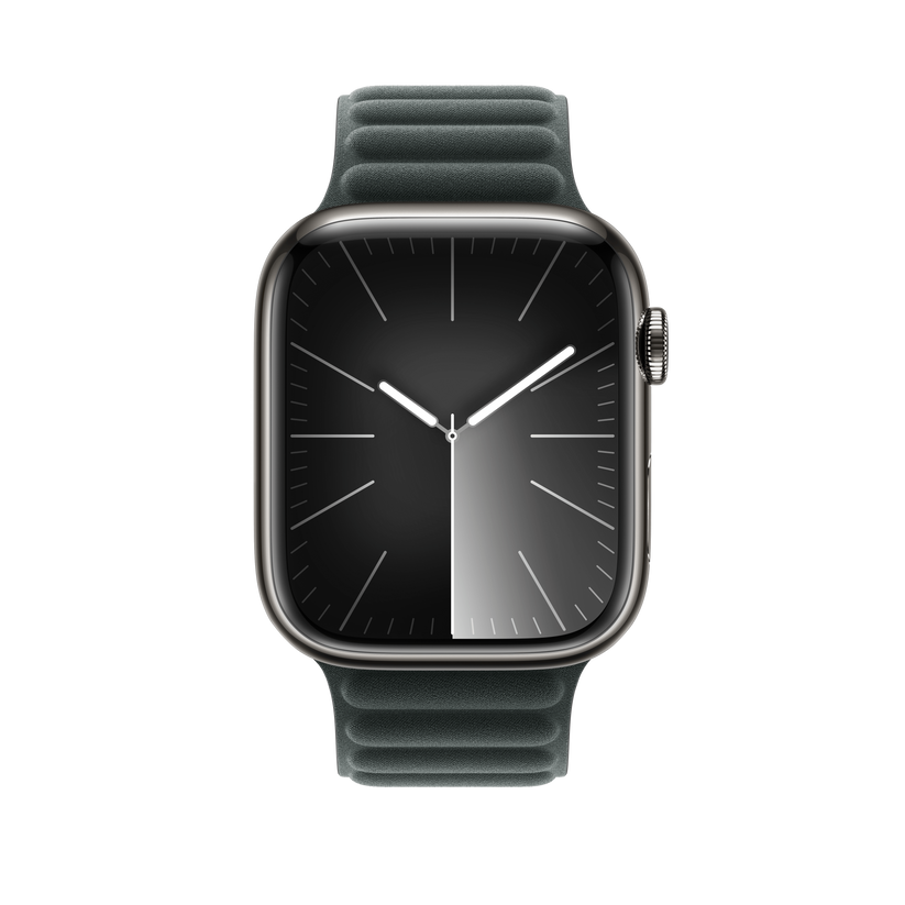 Apple Watch 42/44/45/49 mm listově zelený magnetický tah – M/L - iSTYLE CZ
